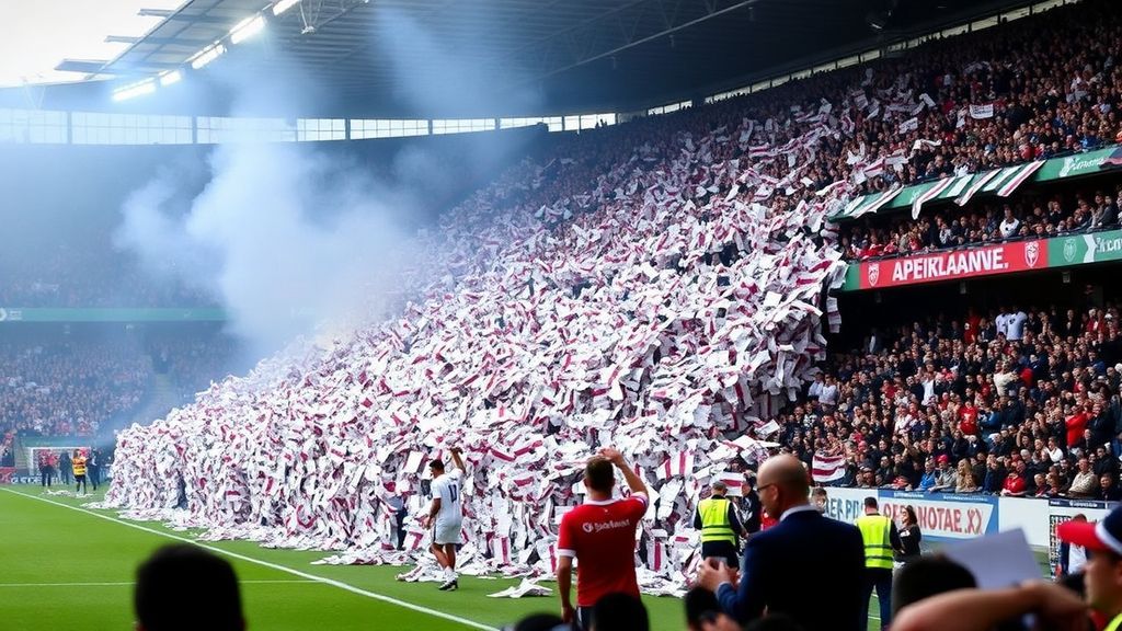 52吨纸屑引爆河床主场！博卡德比现惊险点火瞬间